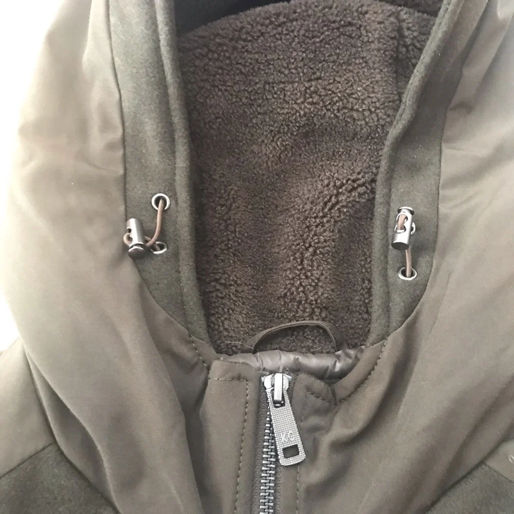 Kenneth Cole Mens Coat Large Olive - Picture 5 of 9